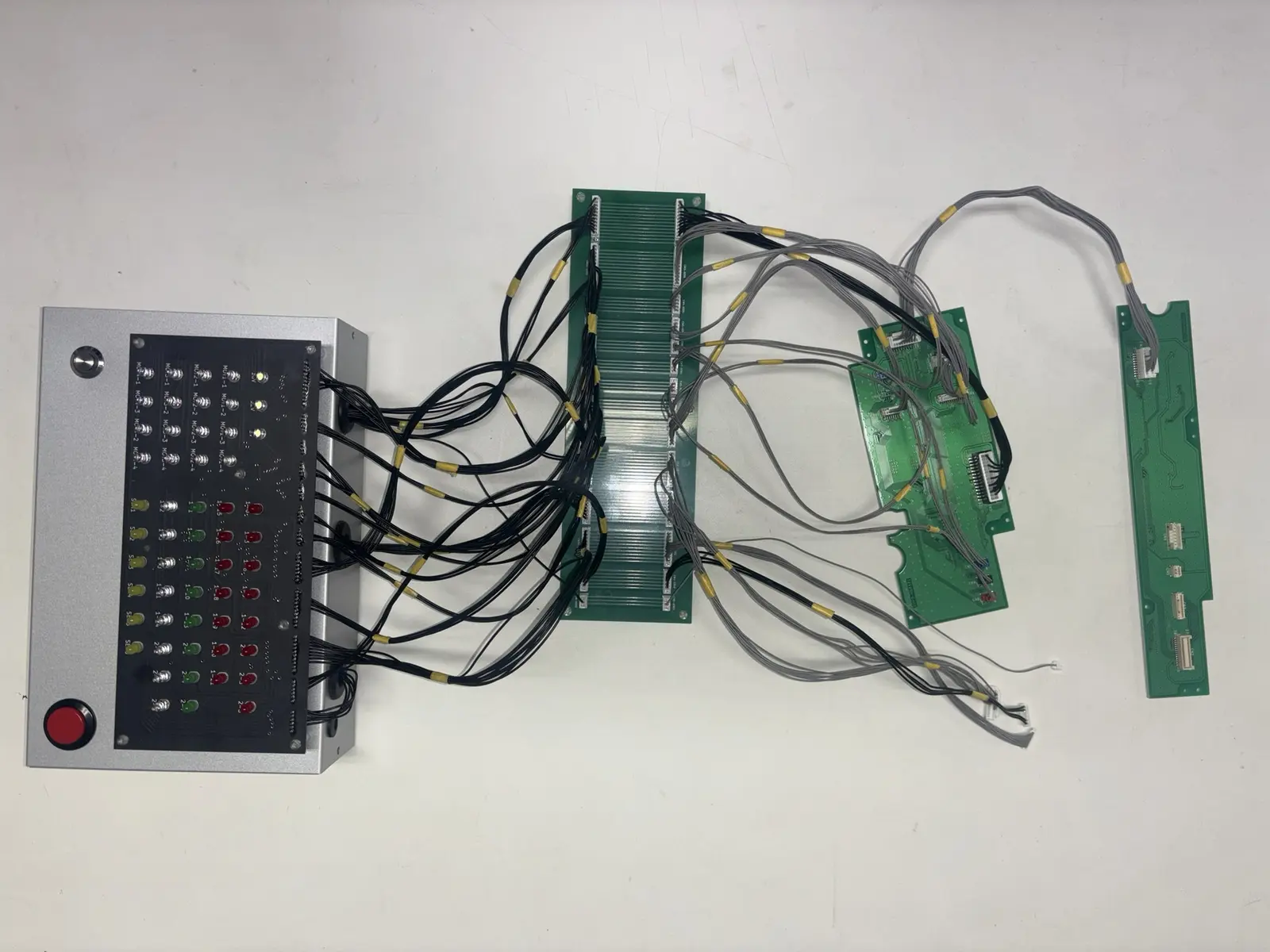 LED基板点灯検査治具の全体構成