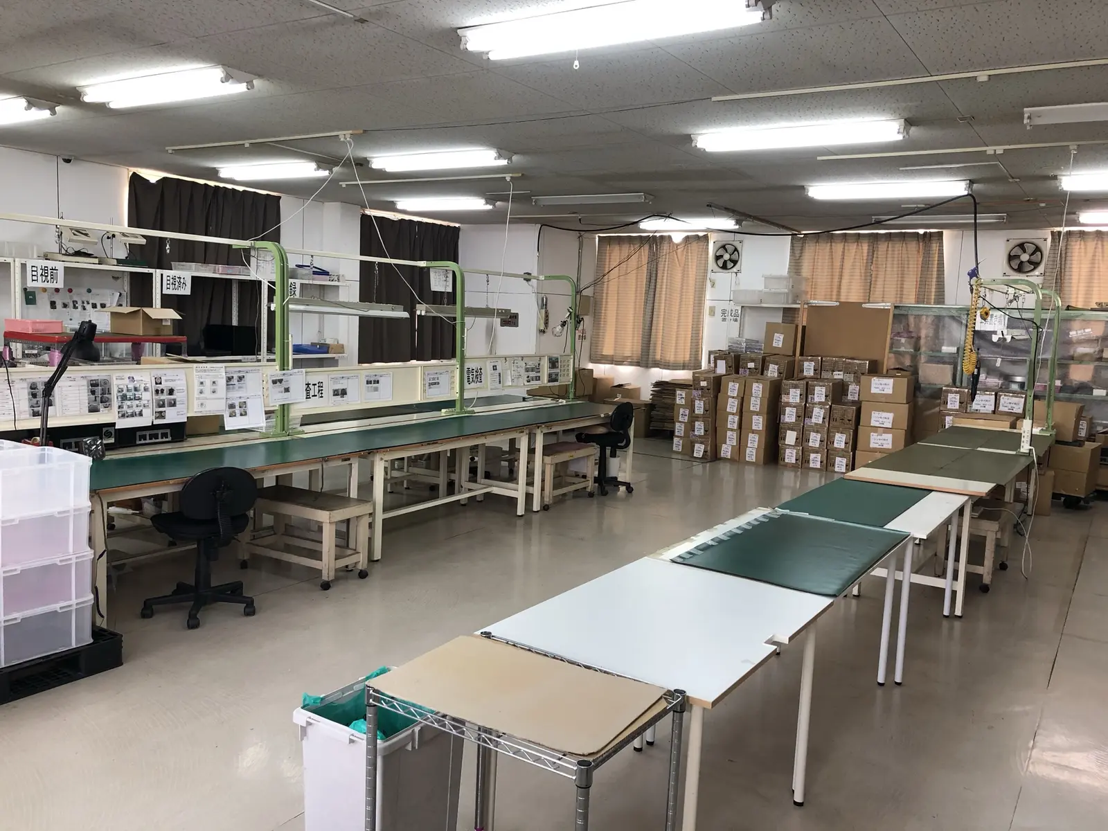 松栄電子工業の電子機器実装・組立現場